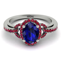 Timeless Beauty Oval Sapphire Engagement Ring - Judy No. 60 image 1