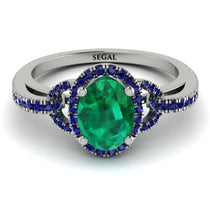 Timeless Beauty Oval Emerald Engagement Ring - Judy No. 66 image 1