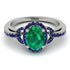 Timeless Beauty Oval Emerald Engagement Ring - Judy No. 66