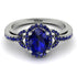 Timeless Beauty Oval Sapphire Engagement Ring - Judy No. 75
