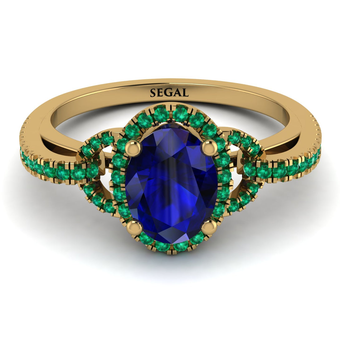 Timeless Beauty Oval Sapphire Engagement Ring - Judy No. 28