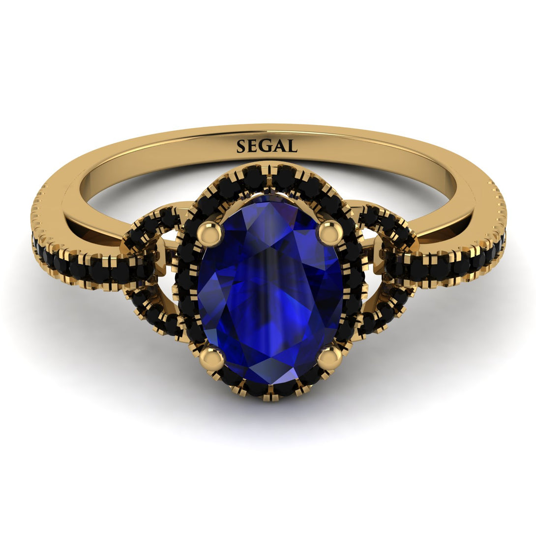 Timeless Beauty Oval Sapphire Engagement Ring - Judy No. 43