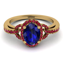 Timeless Beauty Oval Sapphire Engagement Ring - Judy No. 58 image 1