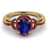 Timeless Beauty Oval Sapphire Engagement Ring - Judy No. 58