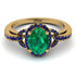 Timeless Beauty Oval Emerald Engagement Ring - Judy No. 64