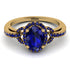 Timeless Beauty Oval Sapphire Engagement Ring - Judy No. 73