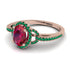 Timeless Beauty Oval Ruby Engagement Ring - Judy No. 26 image 3