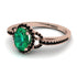 Timeless Beauty Oval Emerald Engagement Ring - Judy No. 35