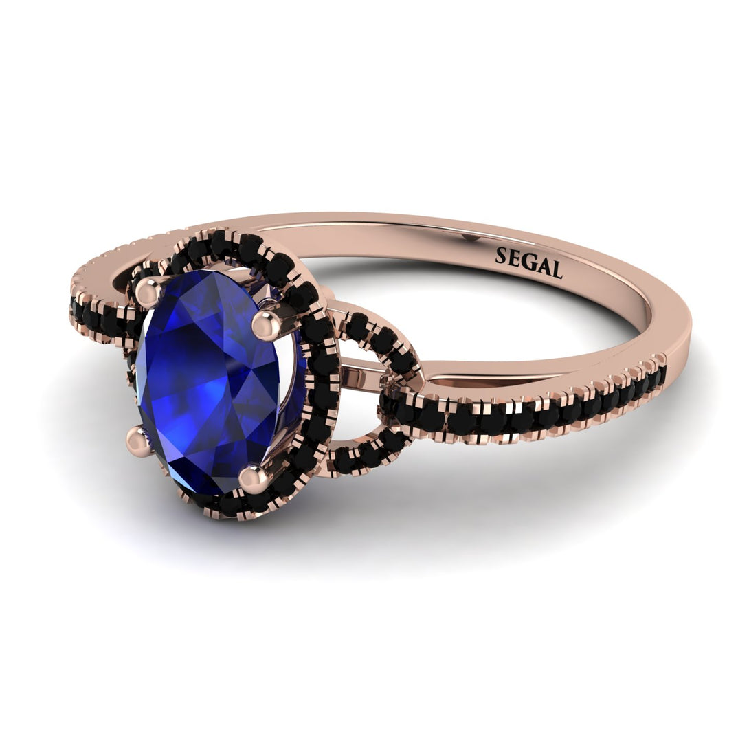 Timeless Beauty Oval Sapphire Engagement Ring - Judy No. 44