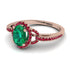 Timeless Beauty Oval Emerald Engagement Ring - Judy No. 50
