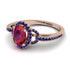 Timeless Beauty Oval Ruby Engagement Ring - Judy No. 71