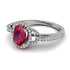 Timeless Beauty Oval Ruby Engagement Ring - Judy No. 12