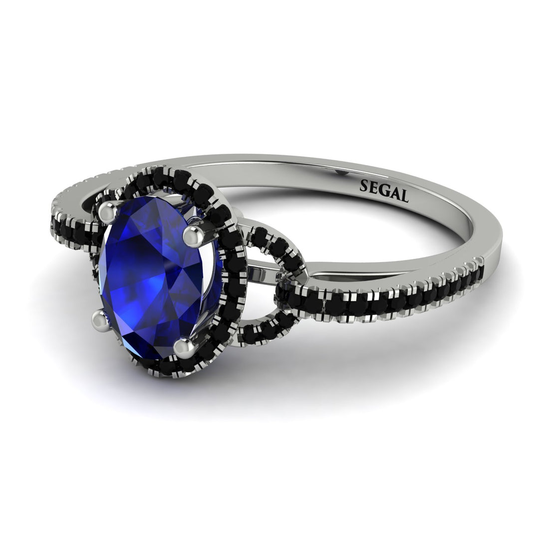 Timeless Beauty Oval Sapphire Engagement Ring - Judy No. 45