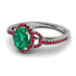 Timeless Beauty Oval Emerald Engagement Ring - Judy No. 51