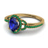 Timeless Beauty Oval Sapphire Engagement Ring - Judy No. 28
