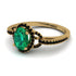 Timeless Beauty Oval Emerald Engagement Ring - Judy No. 34 image 3