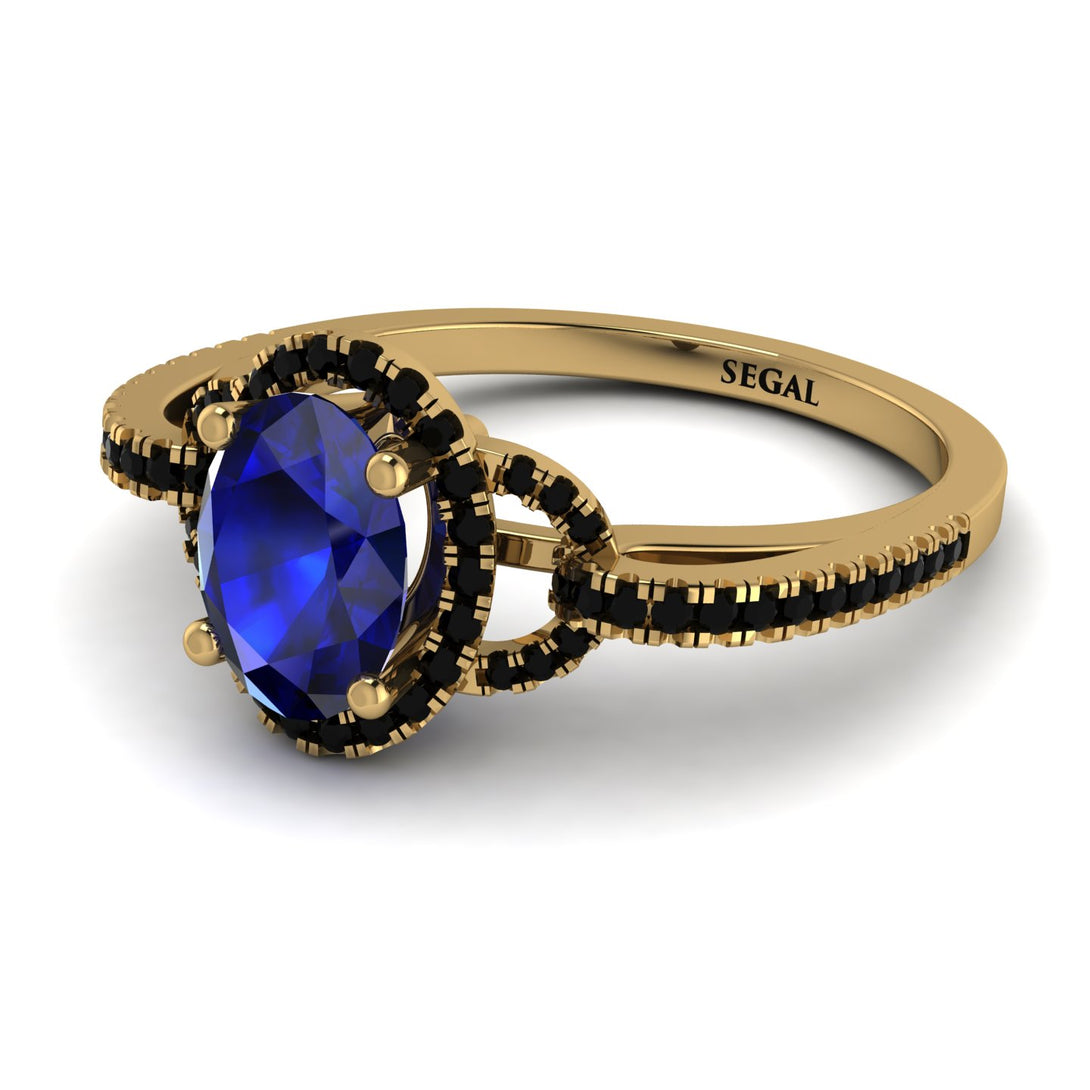 Timeless Beauty Oval Sapphire Engagement Ring - Judy No. 43