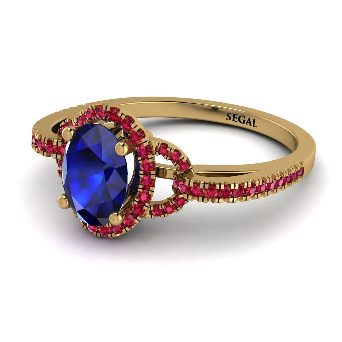 Timeless Beauty Oval Sapphire Engagement Ring - Judy No. 58