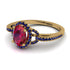 Timeless Beauty Oval Ruby Engagement Ring - Judy No. 70