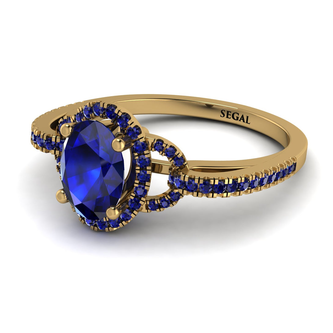 Timeless Beauty Oval Sapphire Engagement Ring - Judy No. 73