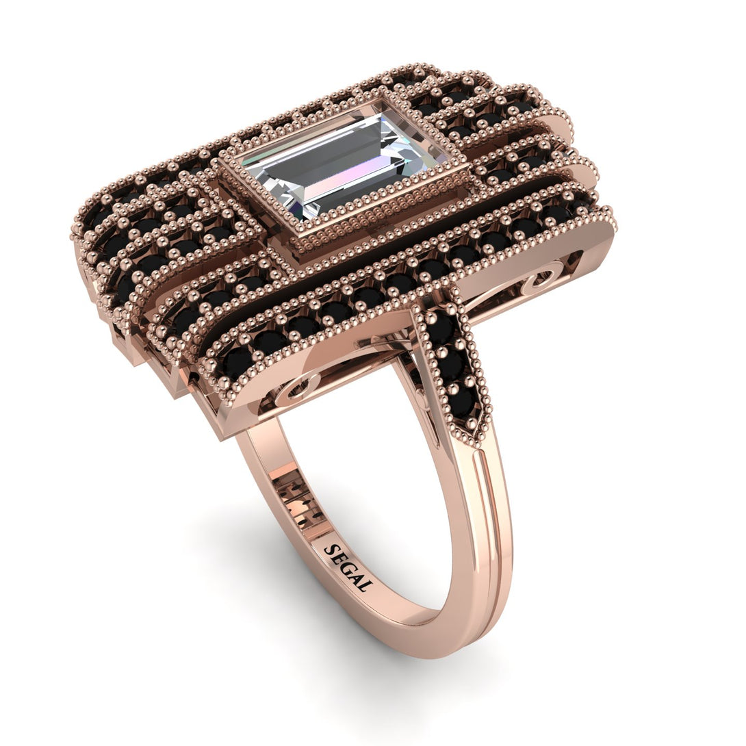 Unmatched Style Gold Baguette Diamond Ring - Jean No. 32