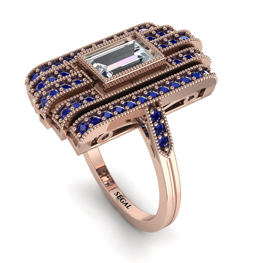 Unmatched Style Gold Baguette Diamond Ring - Jean No. 62