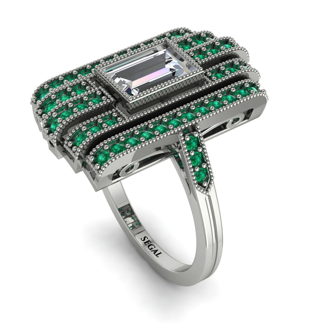 Unmatched Style Gold Baguette Diamond Ring - Jean No. 18