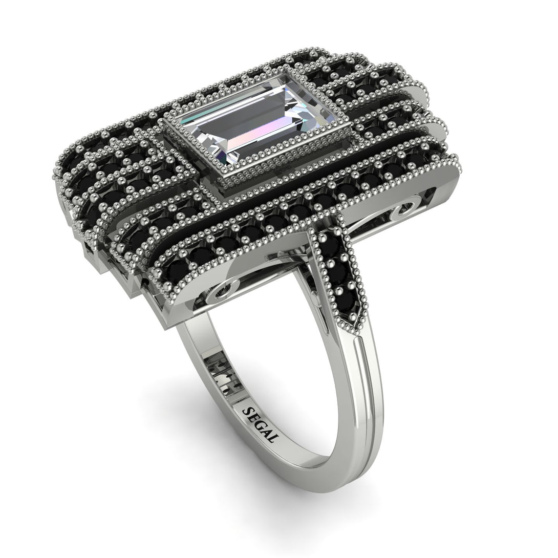 Unmatched Style Gold Baguette Diamond Ring - Jean No. 33