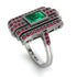 Unmatched Style Gold Baguette Emerald Ring - Jean No. 51 image 2