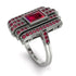 Unmatched Style Gold Baguette Ruby Ring - Jean No. 57 image 2
