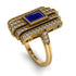 Unmatched Style Gold Baguette Sapphire Ring - Jean No. 13 image 2