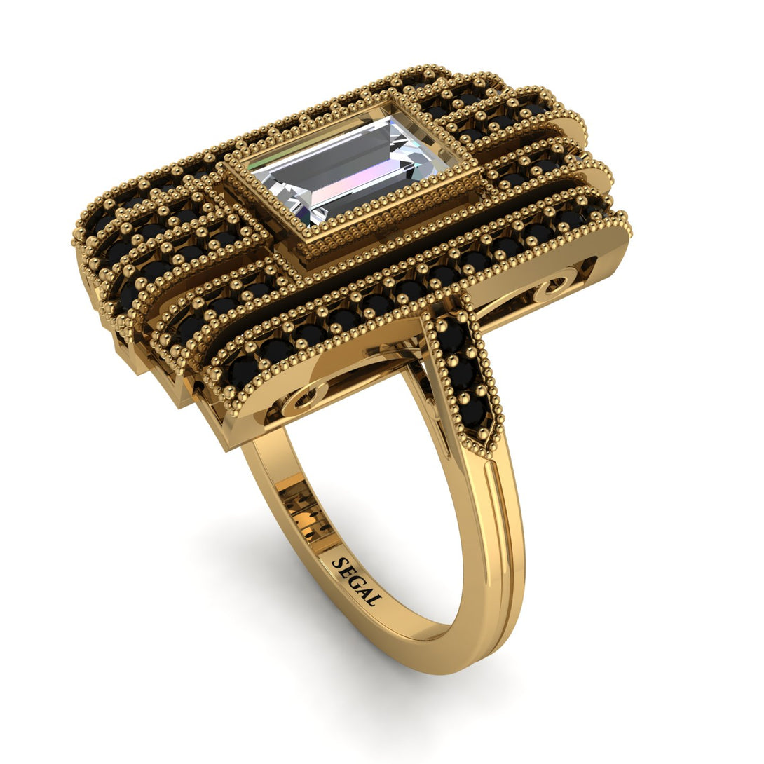 Unmatched Style Gold Baguette Diamond Ring - Jean No. 31