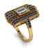 Unmatched Style Gold Baguette Diamond Ring - Jean No. 61 image 2