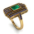 Unmatched Style Gold Baguette Emerald Ring - Jean No. 64 image 2