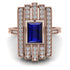 Unmatched Style Gold Baguette Sapphire Ring - Jean No. 14 image 3