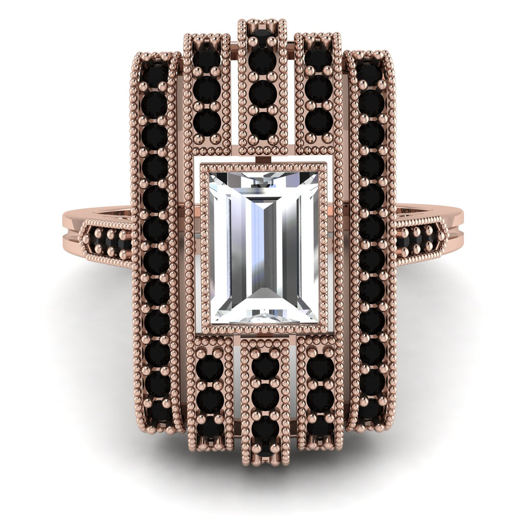 Unmatched Style Gold Baguette Diamond Ring - Jean No. 32