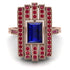 Unmatched Style Gold Baguette Sapphire Ring - Jean No. 59 image 3
