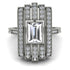 Unmatched Style Gold Baguette Diamond Ring - Jean No. 3 image 3
