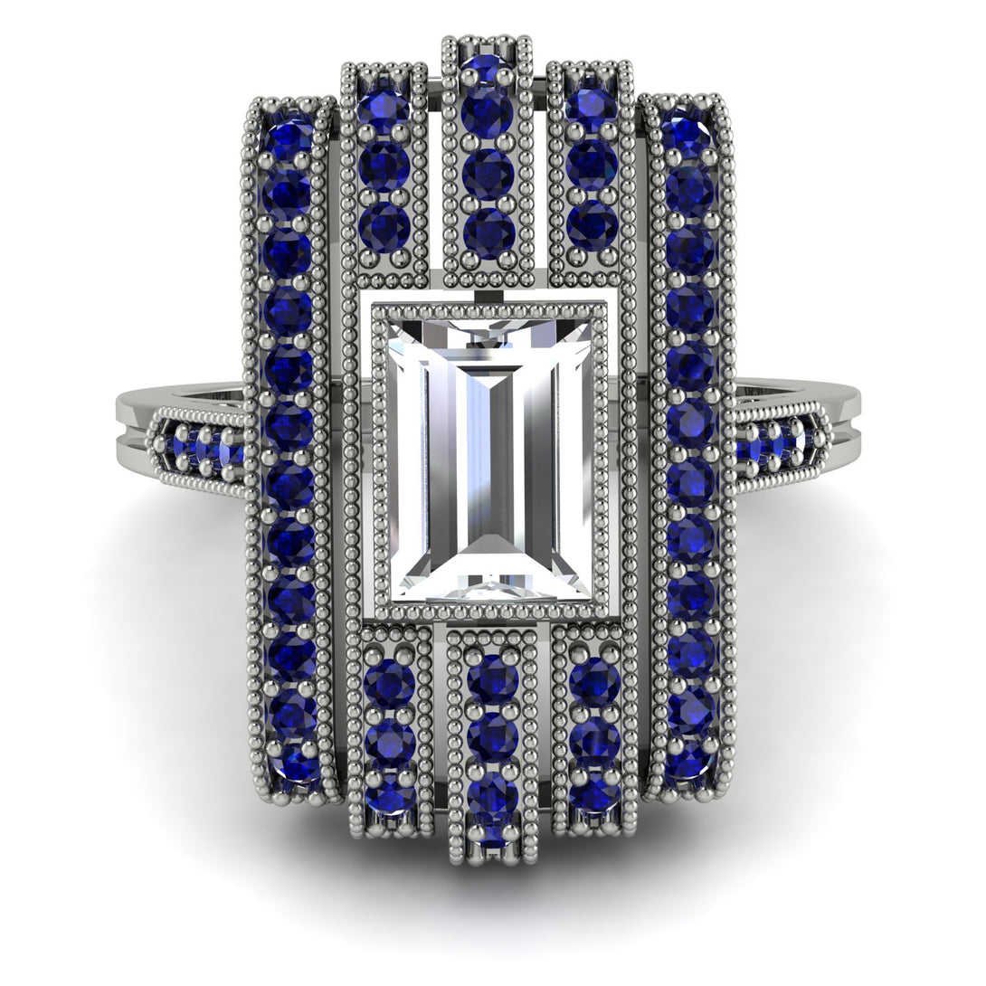 Unmatched Style Gold Baguette Diamond Ring - Jean No. 63