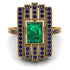 Unmatched Style Gold Baguette Emerald Ring - Jean No. 64