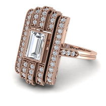 Unmatched Style Gold Baguette Diamond Ring - Jean No. 2 image 1