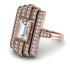 Unmatched Style Gold Baguette Diamond Ring - Jean No. 2