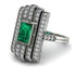 Unmatched Style Gold Baguette Emerald Ring - Jean No. 6 image 1