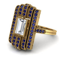 Unmatched Style Gold Baguette Diamond Ring - Jean No. 61 image 1