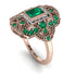 Victorian Gold Ring With Emerald - Janice No. 5 image 2
