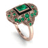 Victorian Gold Ring With Emerald - Janice No. 35 image 2