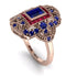 Victorian Gold Ring With Sapphire - Janice No. 59 image 2