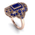 Victorian Gold Ring With Sapphire - Janice No. 74