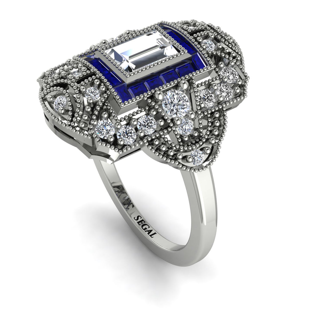 Victorian Gold Ring With Diamond - Janice No. 63
