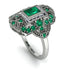 Victorian Gold Ring With Emerald - Janice No. 6 image 3